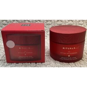 Rituals Ritual of Ayurveda NEW NIP Whipped Body Cream Indian Rose Almond Full Sz